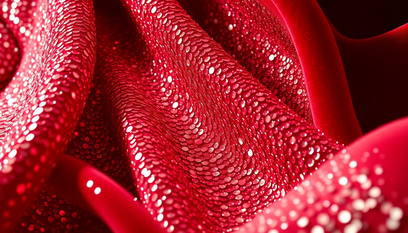 An abstract close-up image featuring shimmering sequins and plush velvet textures, shot in dramatic studio lighting to create a high-fashion, red-carpet aesthetic that conceptually represents the glamour of Elle Fanning's acting career.