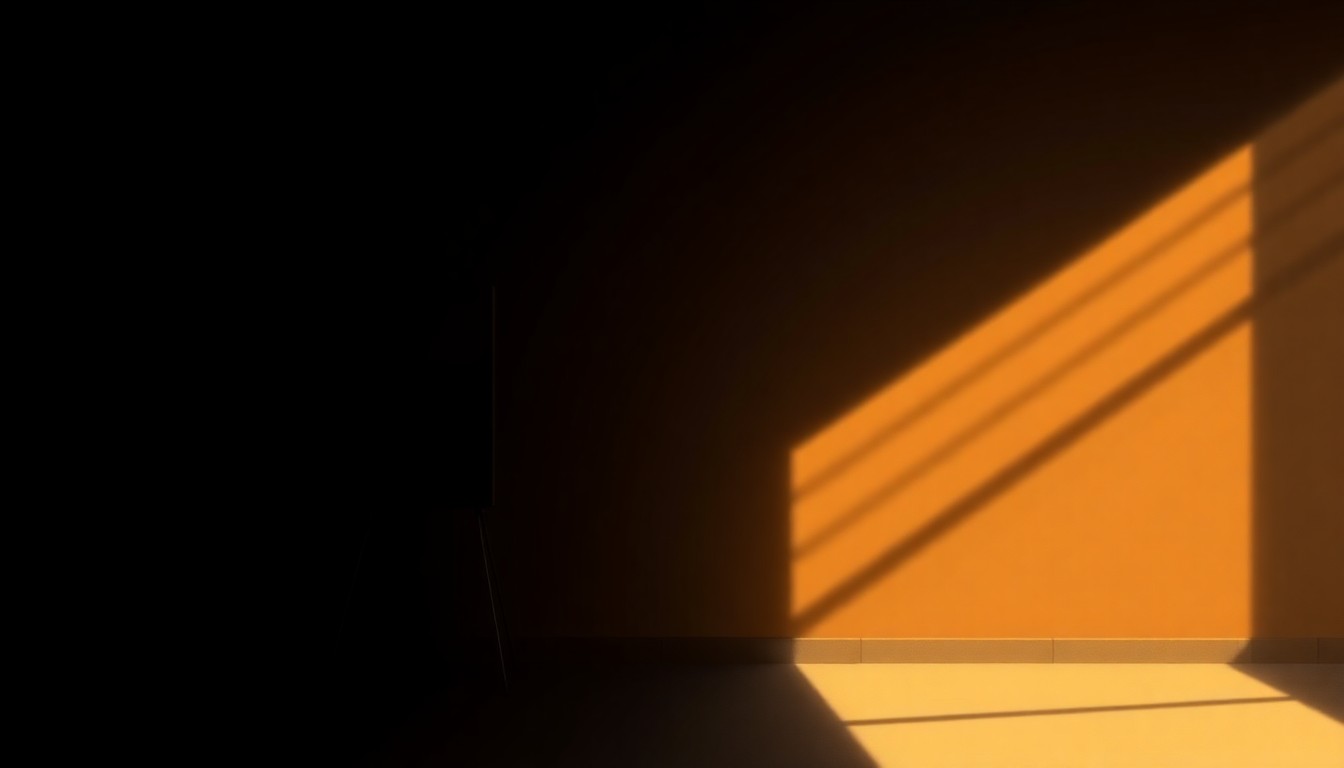 A serene, photorealistic painting depicting a lone voting booth or ballot box set against a warm, sunlit urban backdrop, conveying a sense of civic duty and democratic process.