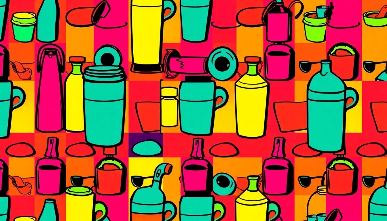 Heavily textured, sweeping oil paint brushstrokes in bright sunflower yellow, cherry red, and sky blue, conceptually representing the joyful energy of a community festival.