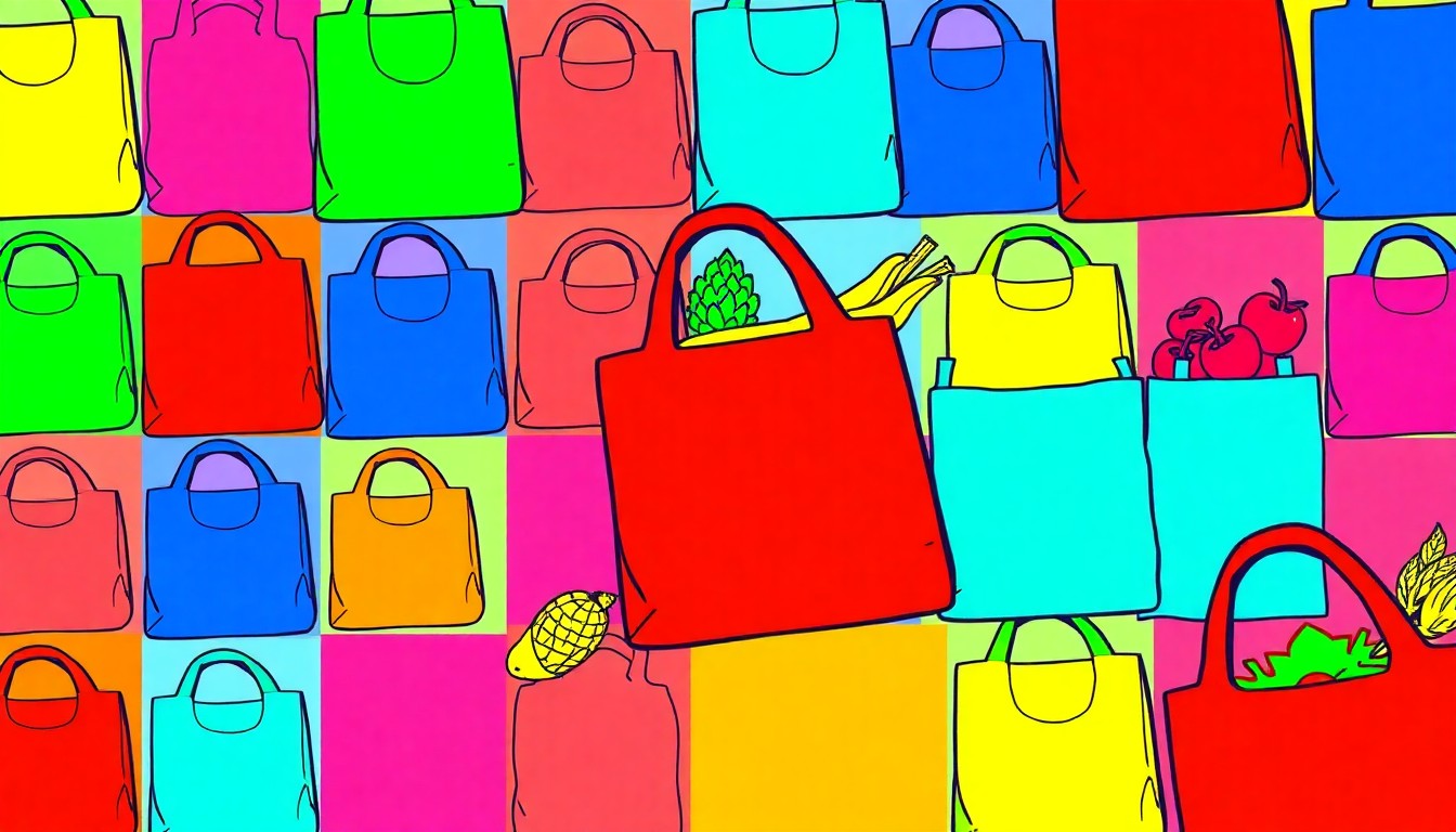 Heavily textured, sweeping oil paint brushstrokes in bright sunflower yellow, cherry red, and sky blue, conceptually representing the joyful energy of a community festival.