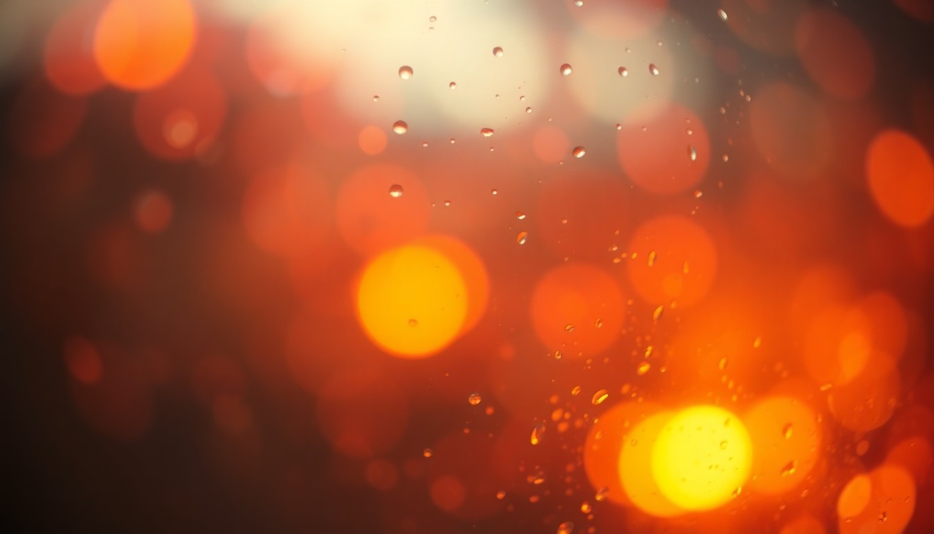 An abstract, dreamlike image composed of blurred, warm-toned shapes and pools of light, conveying the mystical and spiritual nature of astrology and horoscope predictions.