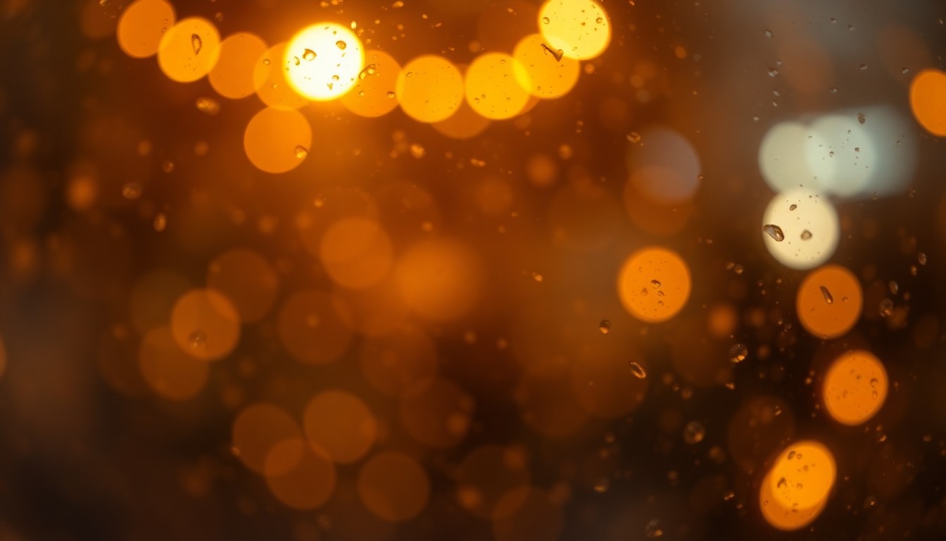 An abstract, impressionistic photograph composed of blurred, overlapping shapes and colors in a warm, atmospheric palette, conveying a sense of personal introspection and diverse community perspectives on national identity.