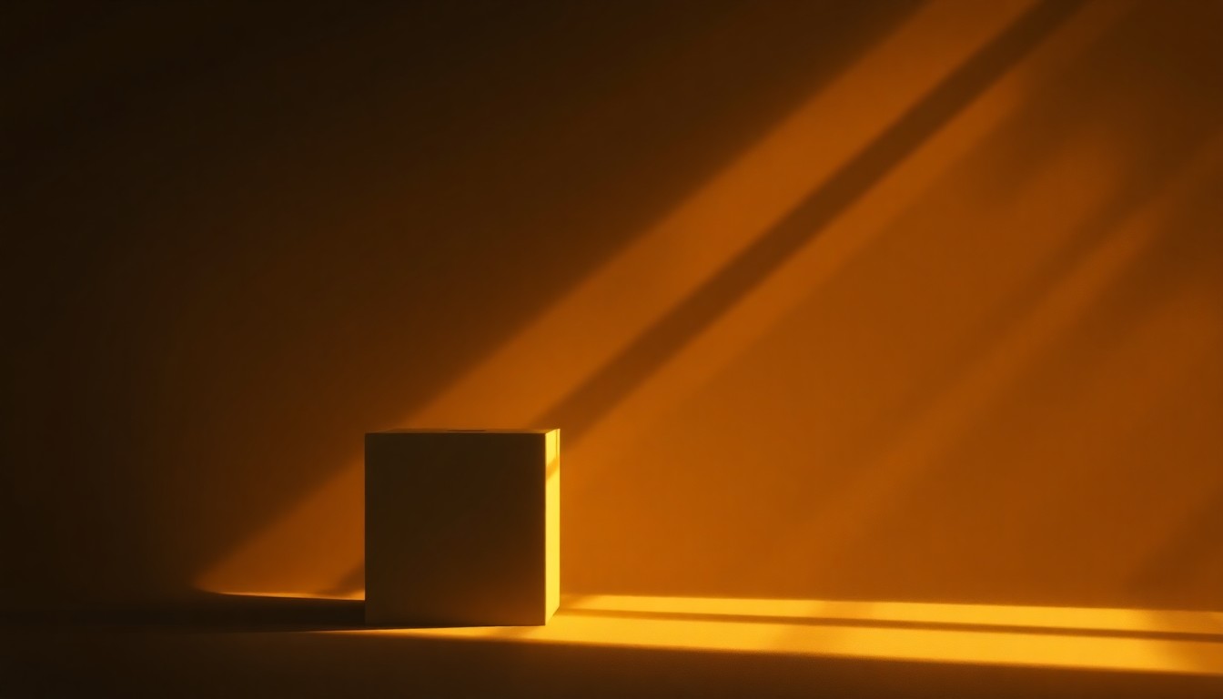 A photorealistic painting of a lone ballot box sitting on a wooden table, the box's surface reflecting the warm glow of sunlight streaming in through a nearby window. The scene has a contemplative, almost melancholy mood, emphasizing the gravity of the democratic process.