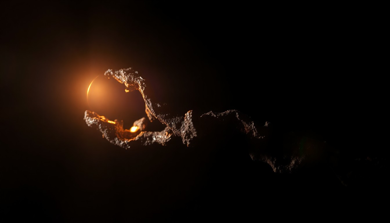 An extreme close-up of a charred, twisted metal object from the fire scene, capturing the stark, gritty aftermath of the deadly blaze.