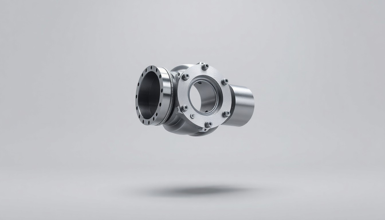 A photorealistic studio still-life image of a gleaming, polished metal industrial mill component floating on a clean, monochromatic background, symbolizing RenX's investment in advanced processing technology.
