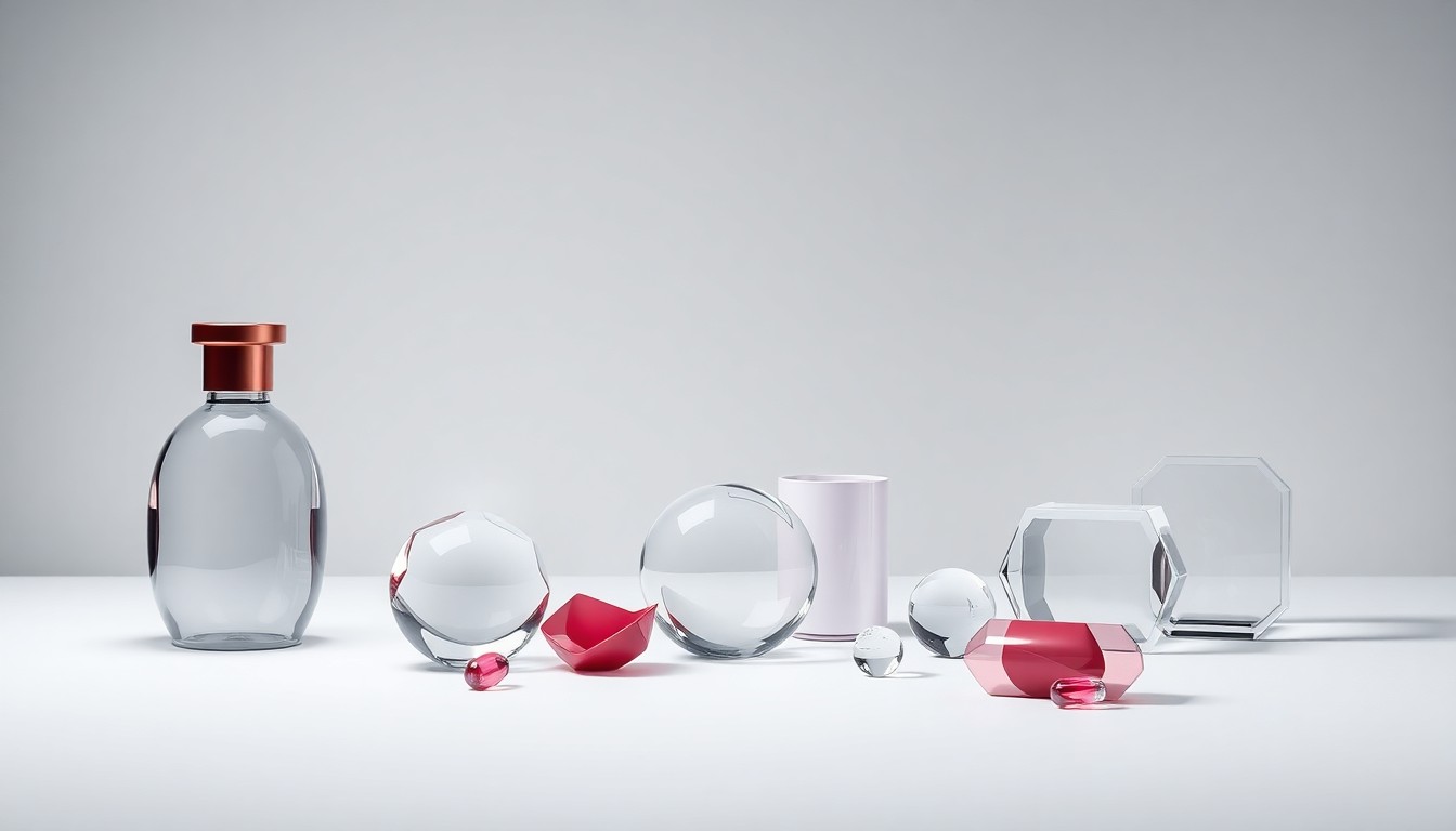 A high-end, photorealistic studio still-life featuring a collection of polished, geometric objects in shades of gray and silver, conceptually representing the abstract ideas of cancer treatment, pharmaceutical innovation, and corporate strategy.