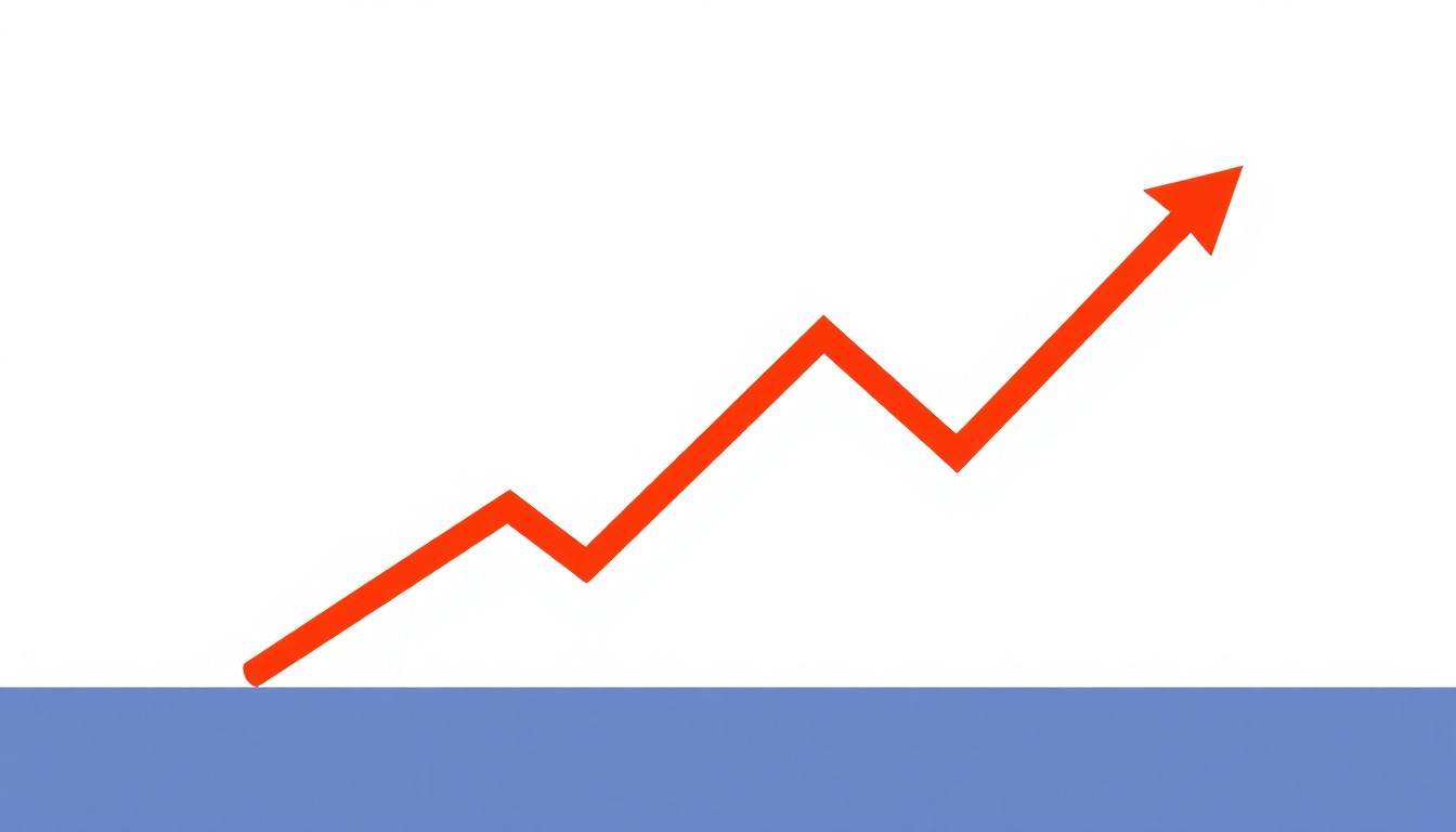 A dynamic composition of intersecting triangles and rectangles in shades of blue, red, and yellow, conceptually representing the complex interplay of monetary policy decisions and their impact on the broader economy.