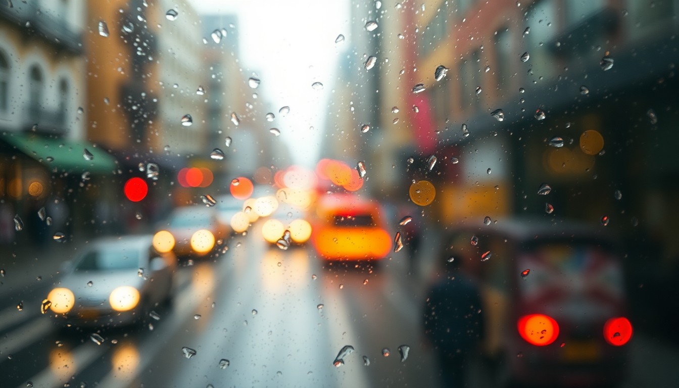 An abstract, impressionistic scene of blurred, colorful shapes and lights, conveying a sense of warmth, community, and shared experience.