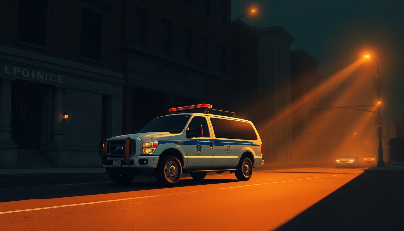 An extreme close-up of a government vehicle's tinted window reflecting the warm glow of the setting sun, conceptually illustrating the political tensions surrounding the detention of a former Brazilian official.