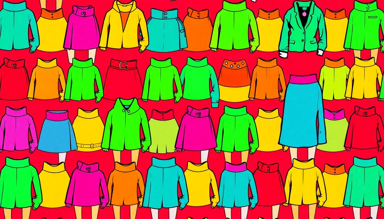 A high-contrast silkscreen print of a distressed, upcycled fashion item repeated in a grid, capturing the rebellious and sustainable spirit of MICA's student designers.