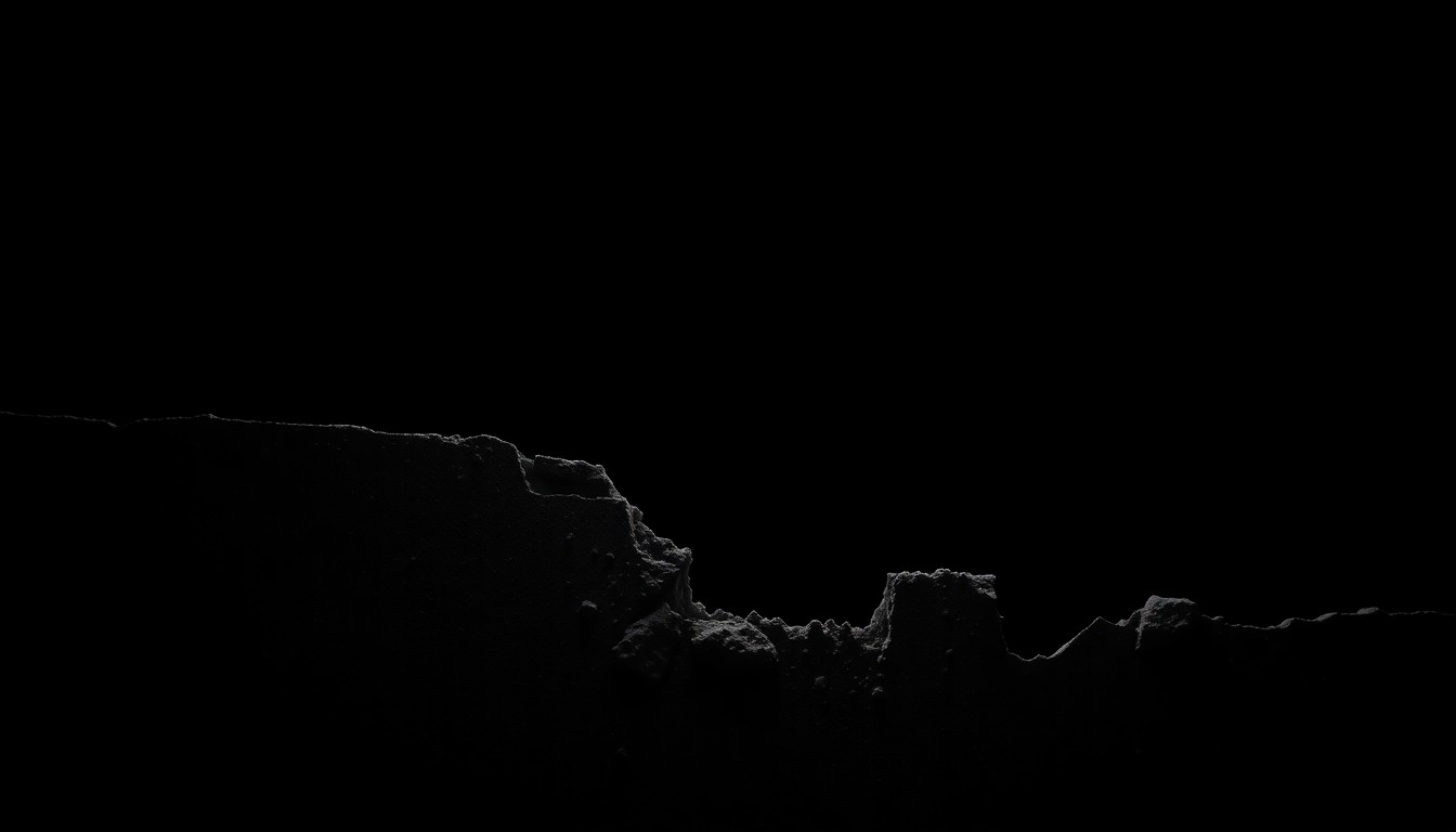 An extreme close-up of a cracked and damaged concrete slab, conceptually illustrating the structural failure that led to the deadly parking garage collapse.