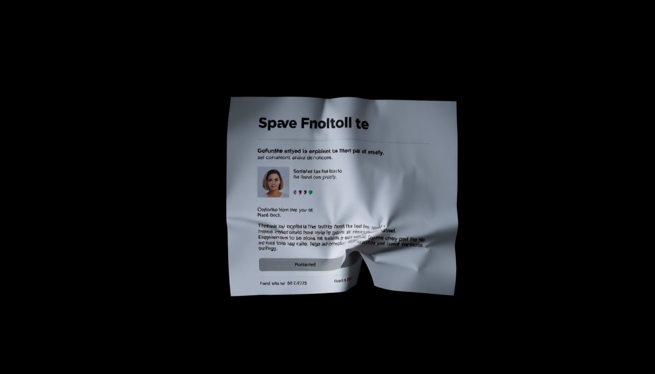 An extreme close-up photograph of a crumpled, torn donation page, lit by a harsh, direct camera flash against a pitch-black background, conceptually representing the exploitation of a tragedy by fraudsters.