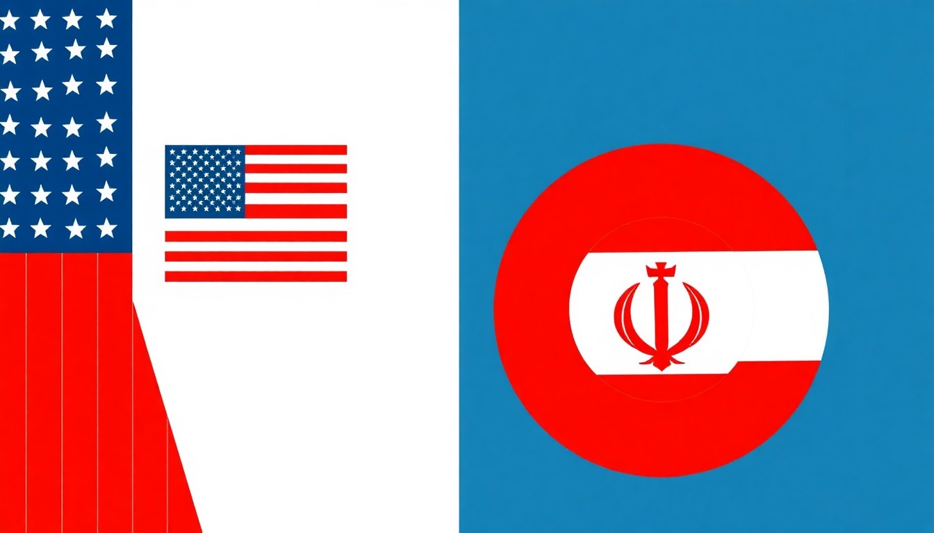 A vibrant abstract illustration composed of intersecting triangles and rectangles in shades of blue, red, and yellow, conveying a sense of tension and uncertainty resolved through geometric balance and harmony.