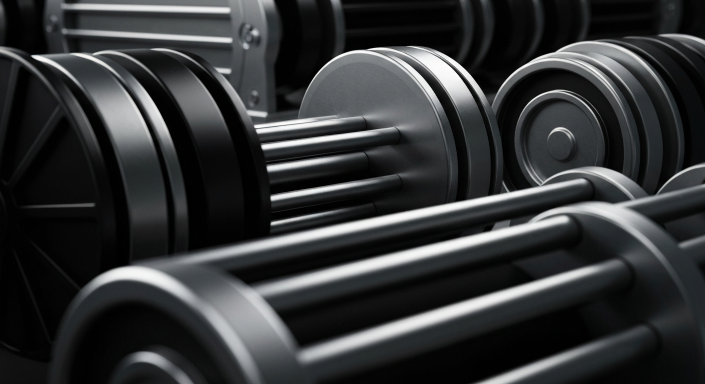 A highly detailed, black-and-white close-up photograph of the inner workings of a large, industrial banking machine, conveying a sense of the secure, institutional foundations of the financial system.