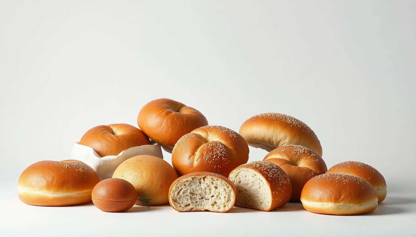 A high-end studio photograph featuring an elegant arrangement of premium buns, rolls, and bread on a clean, monochromatic background, conceptually representing the evolving diversity and quality of products in the category.