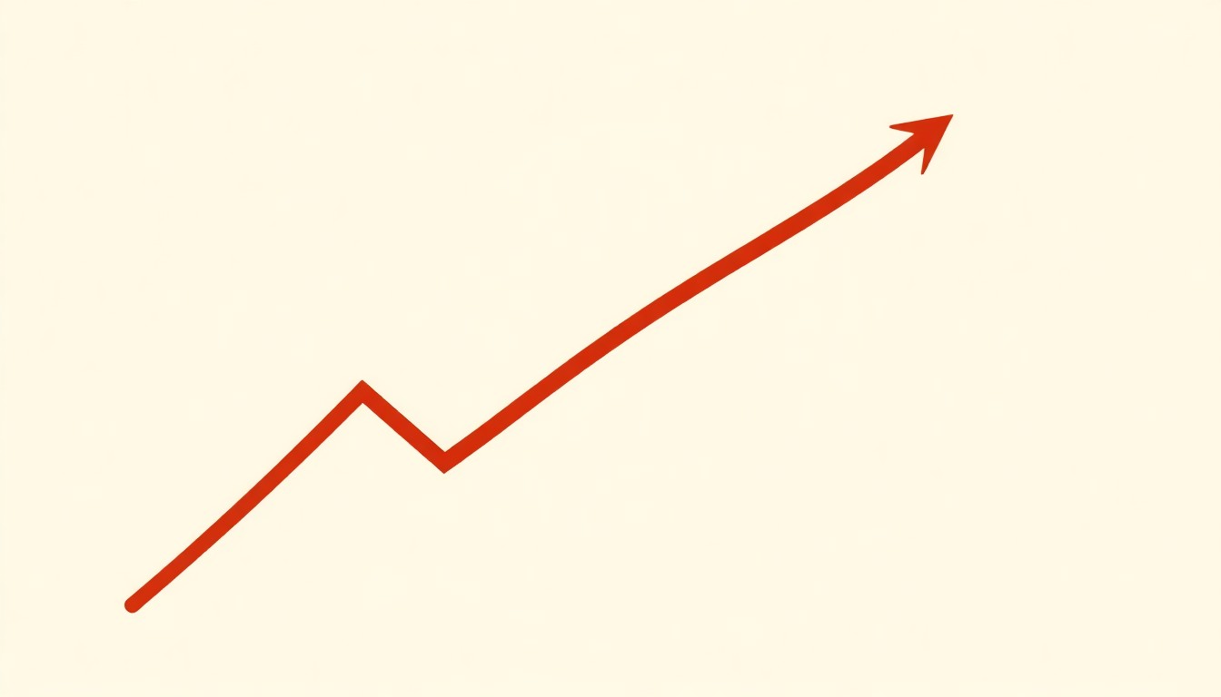 An abstract illustration featuring overlapping triangles and rectangles in shades of brown, yellow, and blue, conceptually representing the complex interplay of factors affecting the cocoa commodity market.