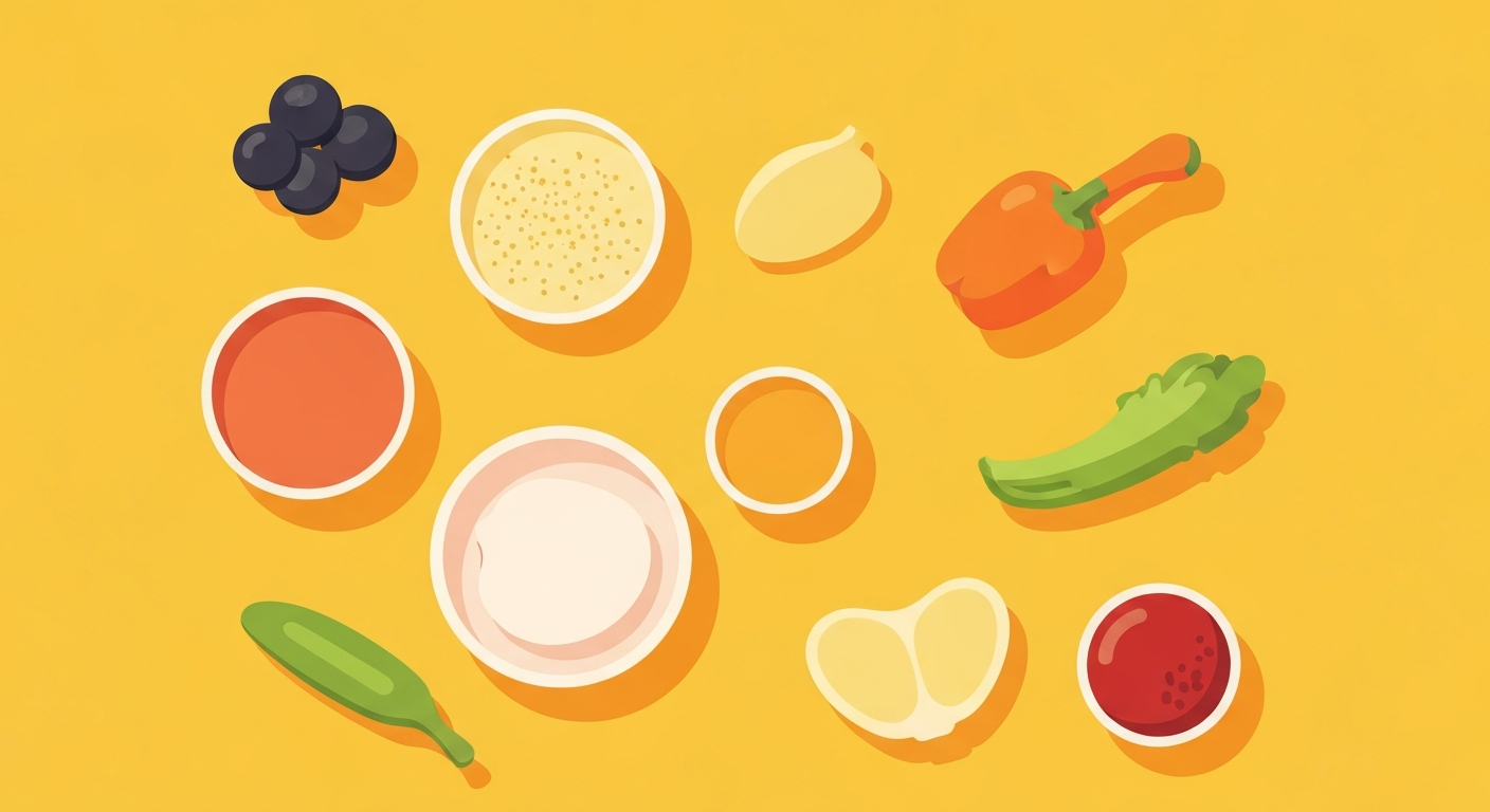 A vibrant, neon-outlined illustration of a bowl of salad, conceptually representing the ease of adding fiber to regular foods.