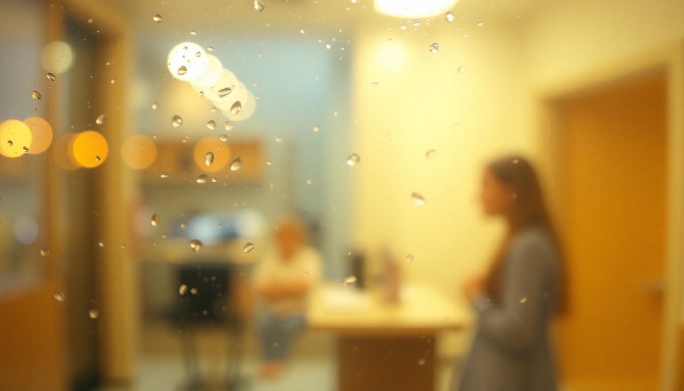 An abstract, out-of-focus scene in soft, warm tones representing the compassionate spirit and educational dreams of a physical therapy student.