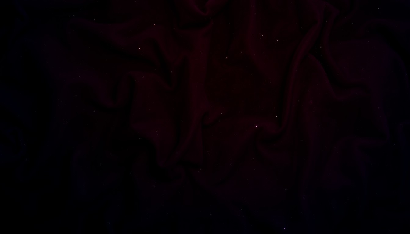 An abstract close-up of a plush, velvety fabric in deep, saturated tones of burgundy and midnight blue, conveying the rich emotional drama of a dysfunctional family.
