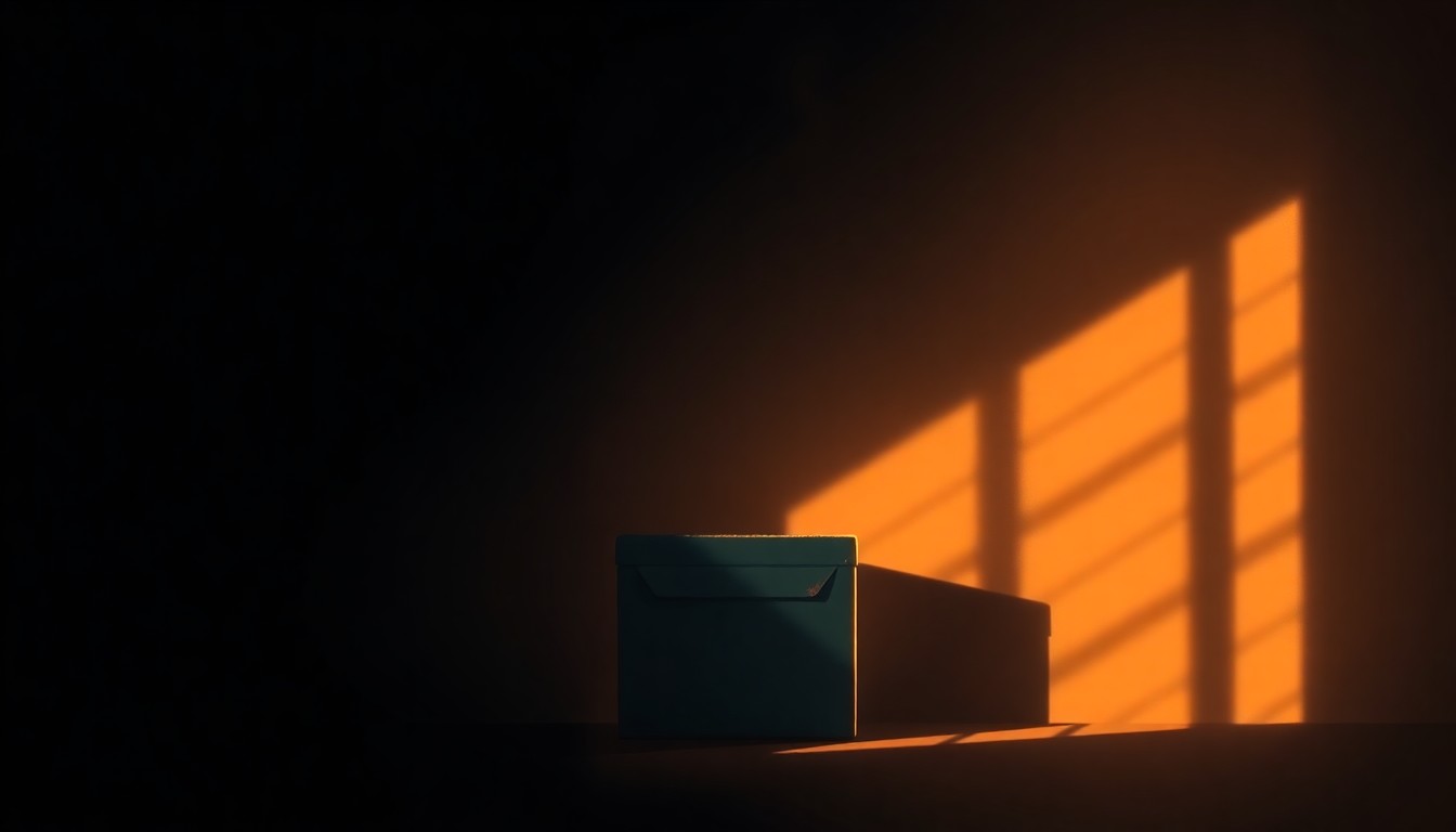 A serene, photorealistic painting of a lone ballot box on a city street, its metal surface reflecting the warm, golden light of the afternoon sun as shadows stretch across the pavement, conveying a sense of contemplation and unease about the future of voting rights.