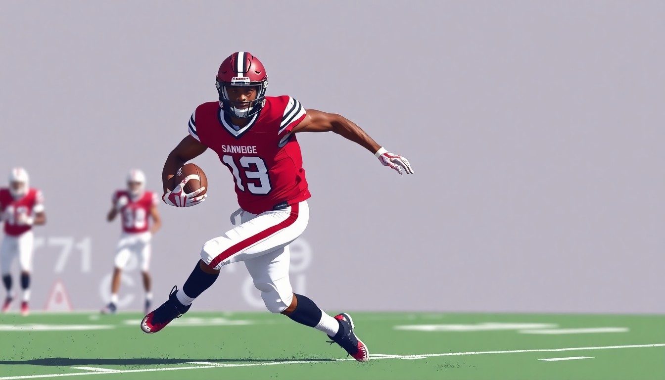 A fractured, multi-perspective painting in the style of Pablo Picasso, breaking down a football player's movements and actions into sharp, overlapping geometric planes.