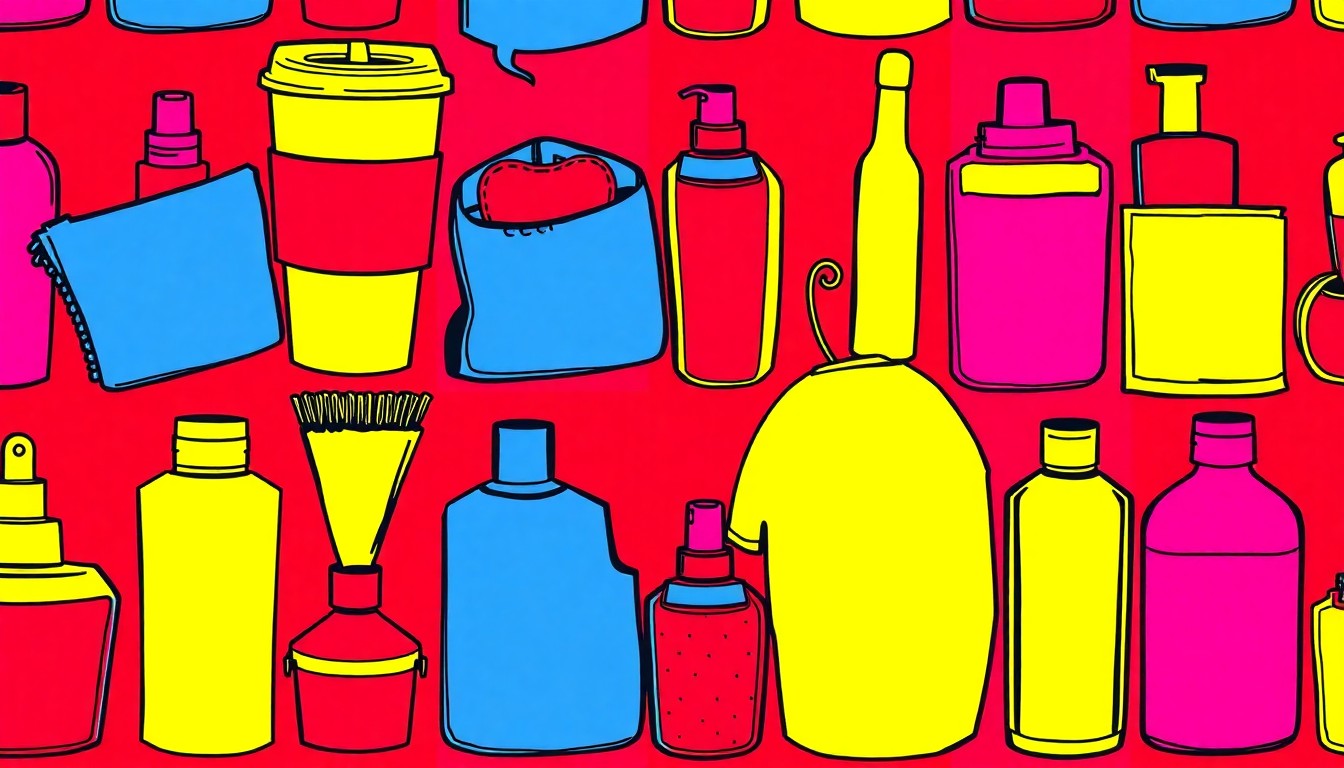 Heavily textured, sweeping oil paint brushstrokes in bright sunflower yellow, cherry red, and sky blue, conceptually representing the joyful energy of a community festival.