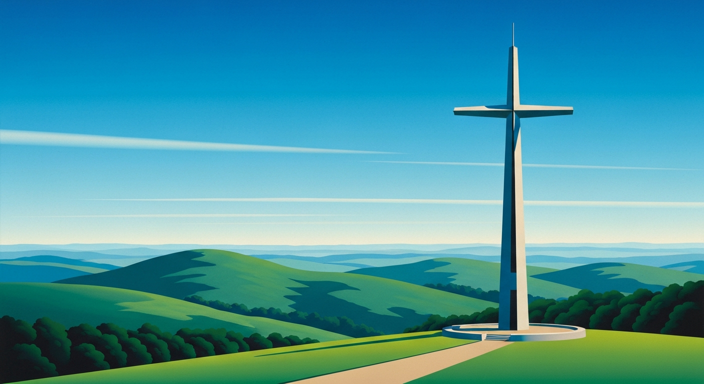 Bald Knob Cross Offers Rides to Top for Visitors