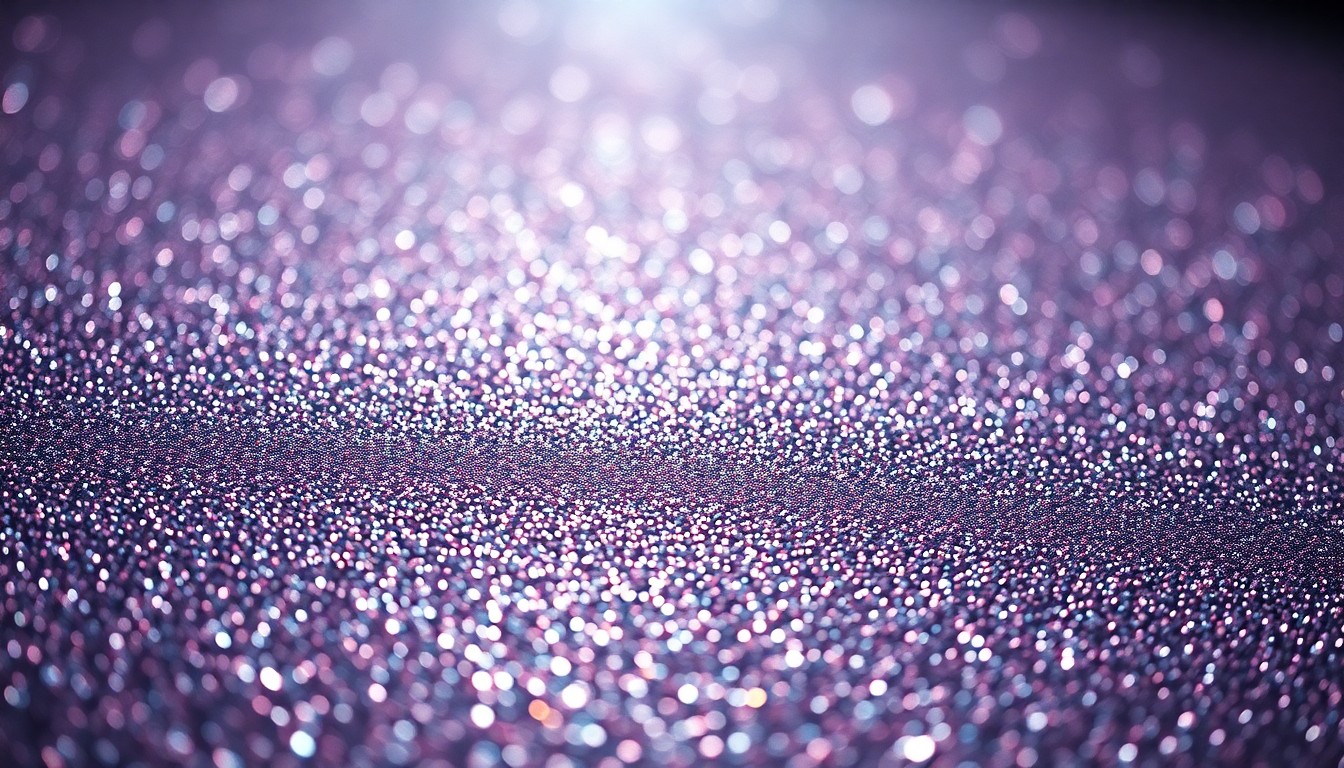 An abstract close-up photograph of a highly textured, shimmering surface in dramatic black, white, and metallic tones, evoking a sense of cinematic grandeur and scientific discovery.