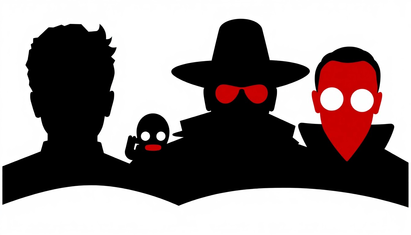 A striking abstract composition of jagged geometric shapes and bold black silhouettes, conceptually representing the comedic sci-fi world of 'Spaceballs' without using any text or literal imagery.