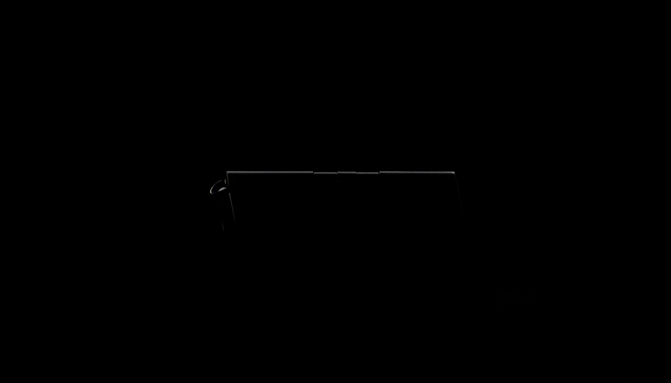 An extreme close-up photograph of a handgun magazine or ammunition clip against a pitch-black background, lit by a harsh, direct camera flash, conceptually illustrating the discovery of a firearm at a school.