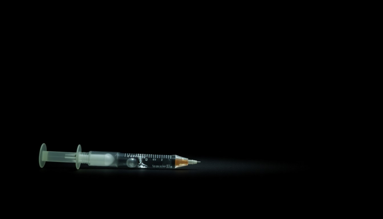 An extreme close-up photograph of a broken glass, reflecting a harsh, direct camera flash, conceptually illustrating the aftermath of a tragic crime.