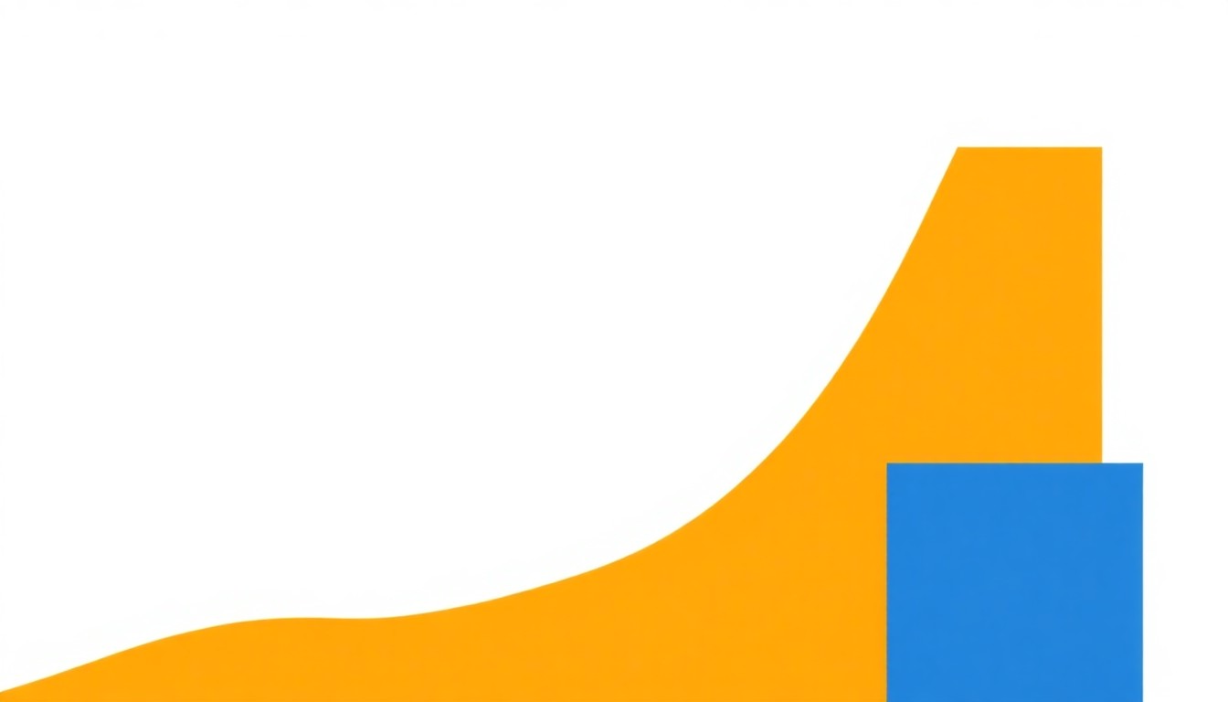 A geometric composition of overlapping triangles and rectangles in shades of blue, red, and yellow, conceptually representing the complexities of state budget management and the impact of tax policy changes.