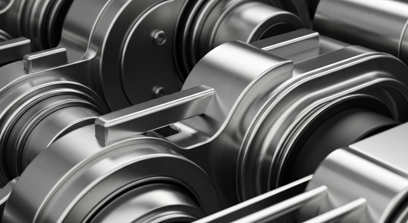 A highly detailed, black-and-white close-up image of the gears, levers, and mechanisms that power a bank's financial operations, conveying a sense of the institutional might and stability behind PNC Financial Services Group.