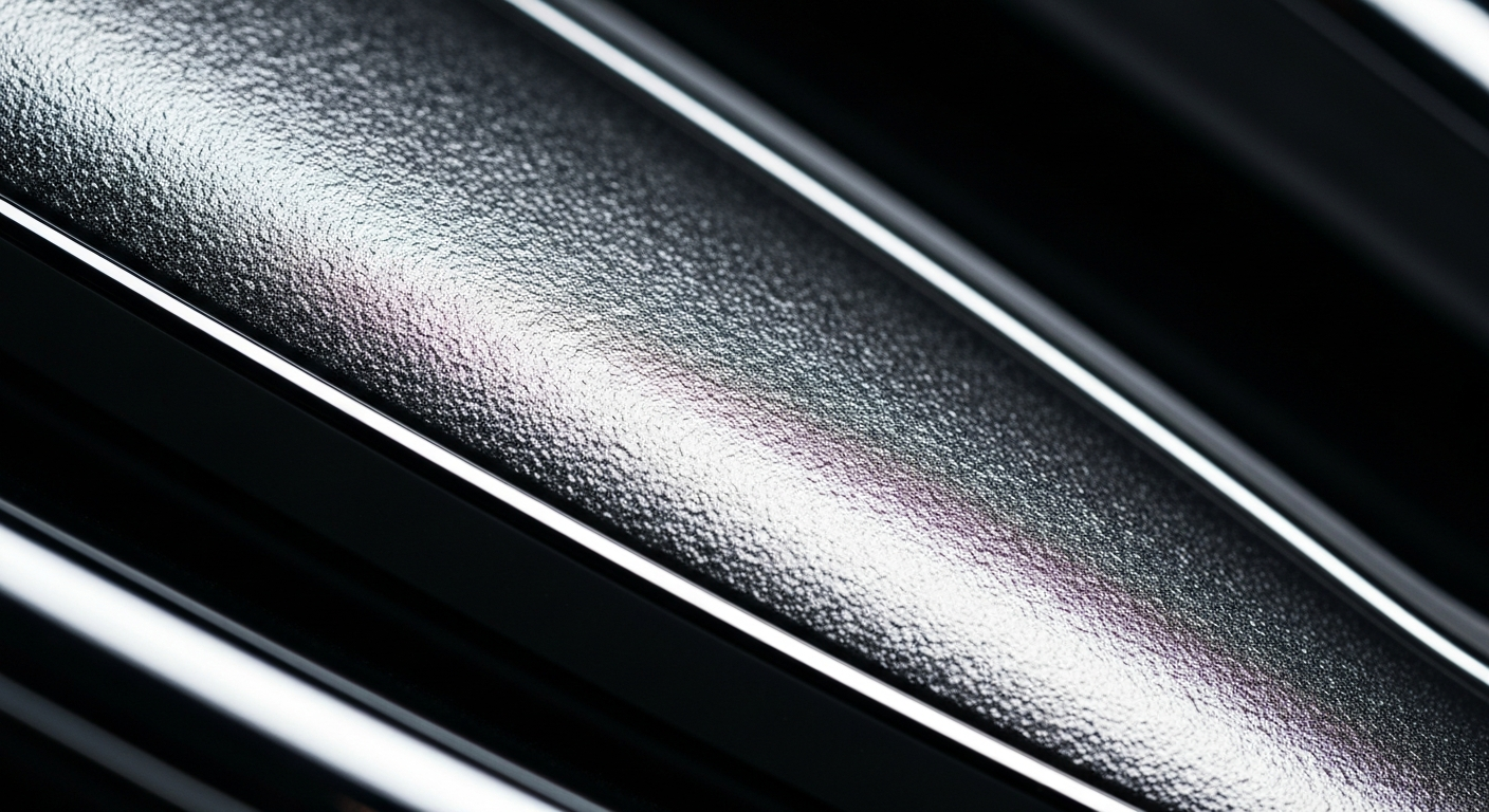 An extreme close-up photograph showcasing the detailed, pebbled surface of an automotive part or accessory, conveying the complex and technical nature of the dealership transactions Haig Partners advises on.