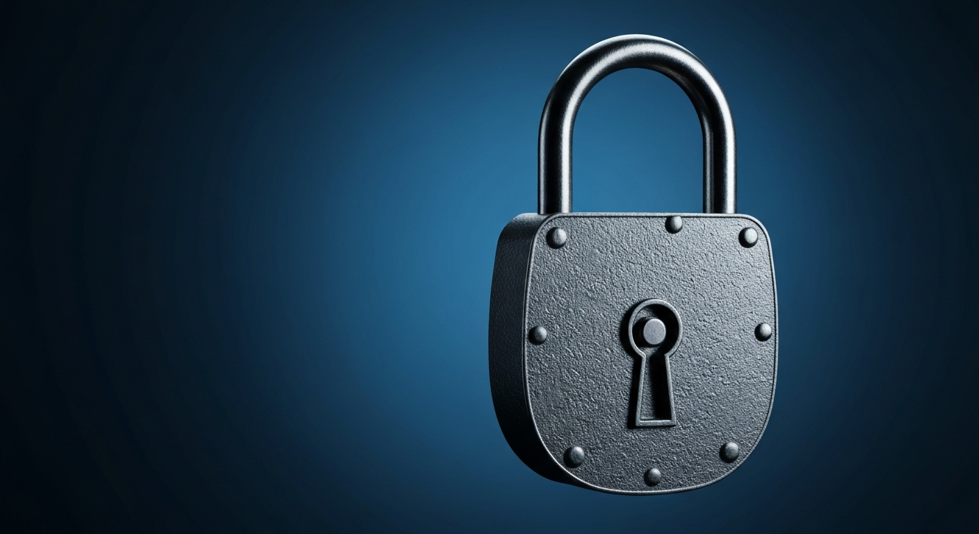 An extreme close-up of an ornate, gilded metal lock mechanism, conveying a sense of institutional security and regulatory oversight in the financial industry.