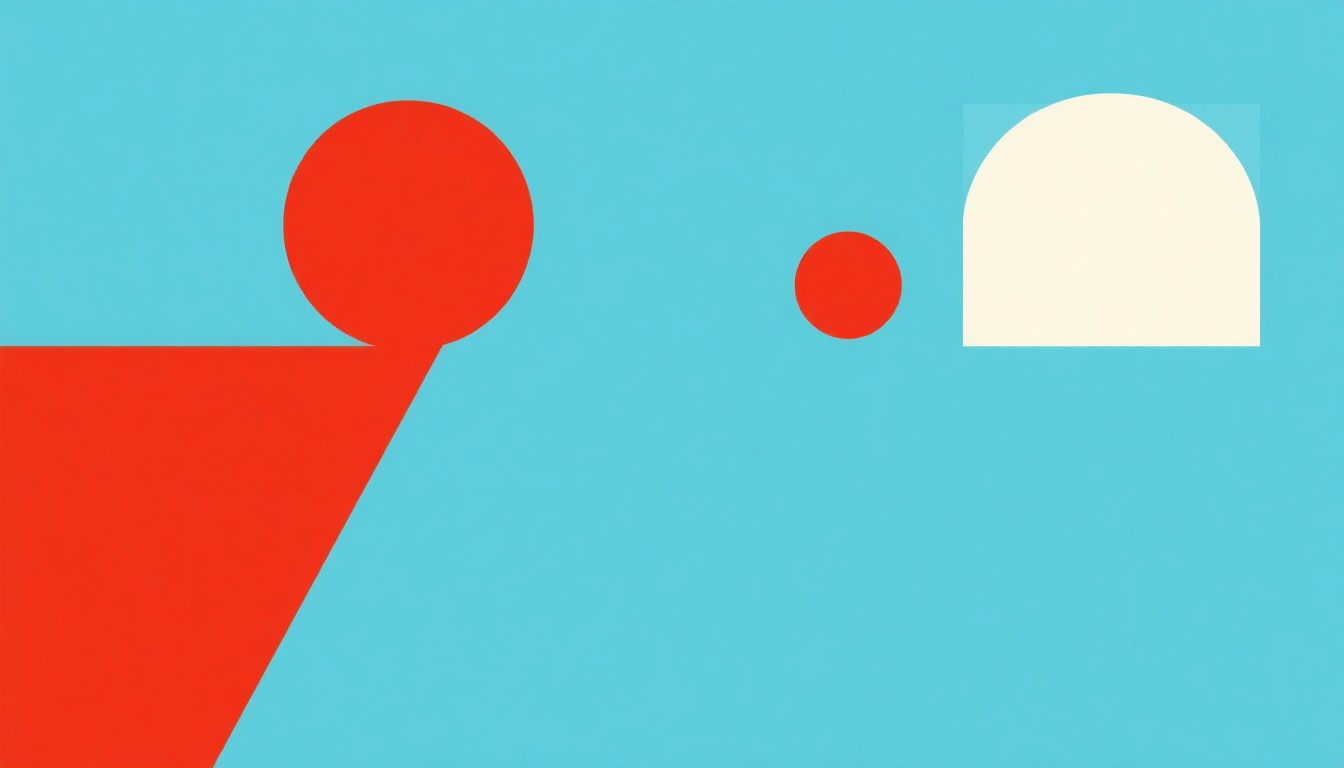 An abstract illustration composed of overlapping triangles and circles in shades of blue, orange, and green, conceptually representing the interconnected forces shaping the global sugar market.