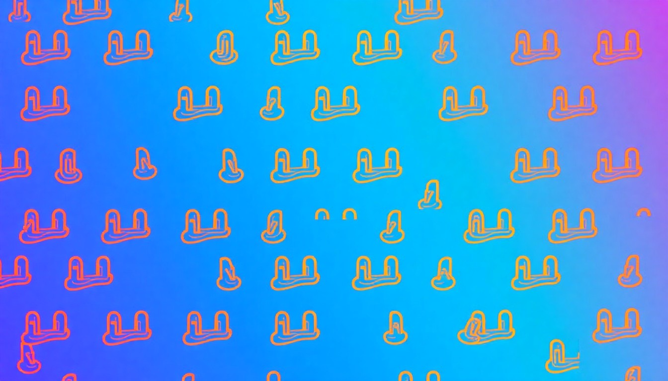 A bold, pop art-inspired illustration featuring a repeated icon of a swimming pool in a grid, rendered in bright neon blues, greens, and pinks, capturing the conceptual tension and debate around the school district's pool partnership plans.