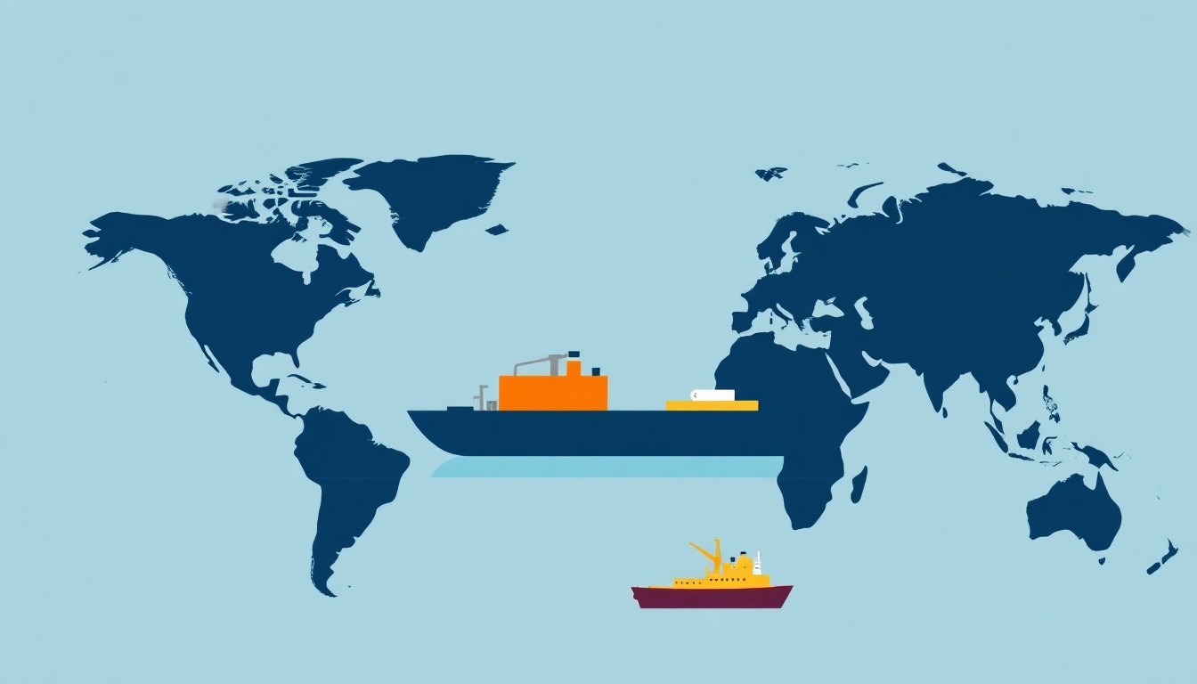 An abstract illustration composed of overlapping triangles and circles in shades of blue, red, and yellow, conceptually representing the complex dynamics of global oil supply and demand disruption.