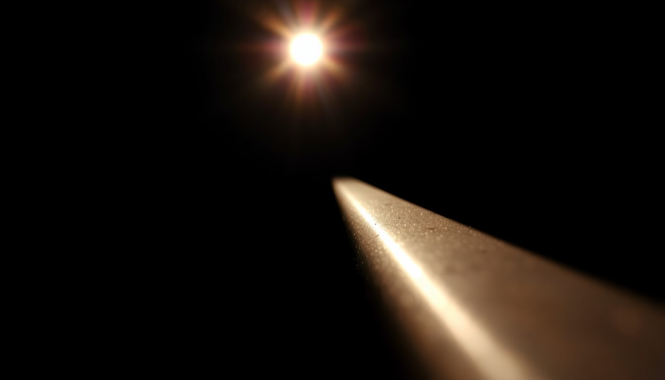 An extreme close-up photograph of a security barrier or other physical evidence from the White House security breach, capturing the stark, gritty, and investigative nature of the incident.