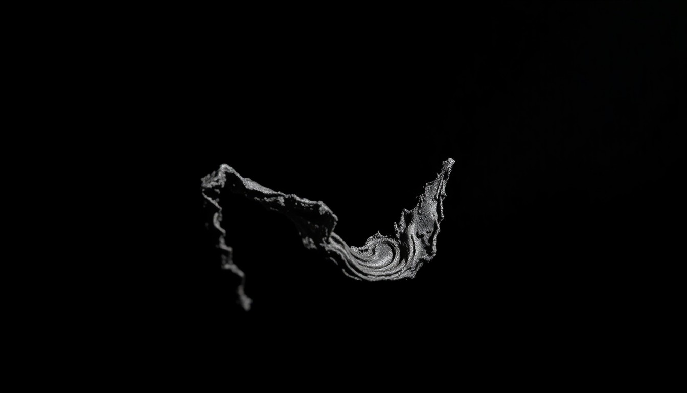 An extreme close-up of a twisted, charred metal fragment from the Esparto explosion site, capturing the harsh, gritty details of the crime scene in dramatic lighting.