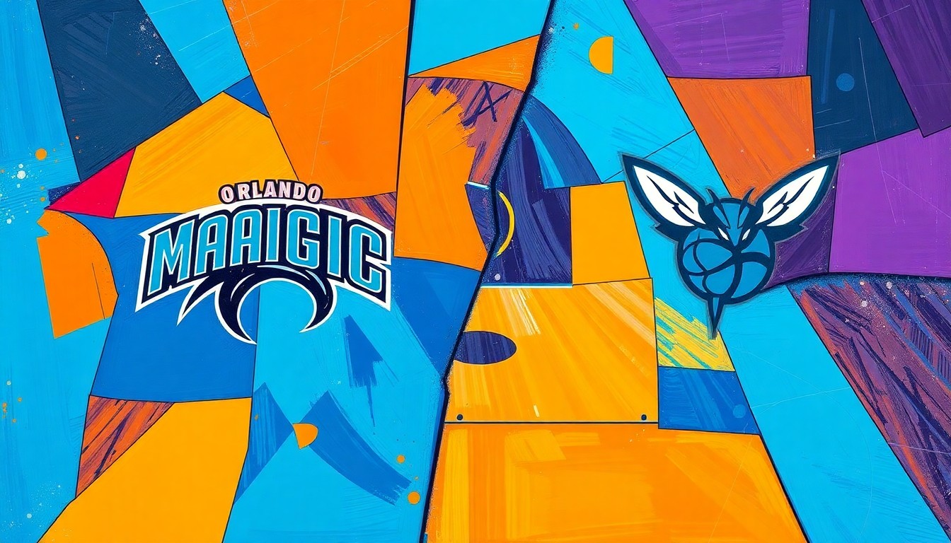 A fragmented, cubist-style painting depicting the action and energy of a high-stakes basketball game, with sharp geometric shapes and planes of color representing the players, the court, and the intensity of the moment.