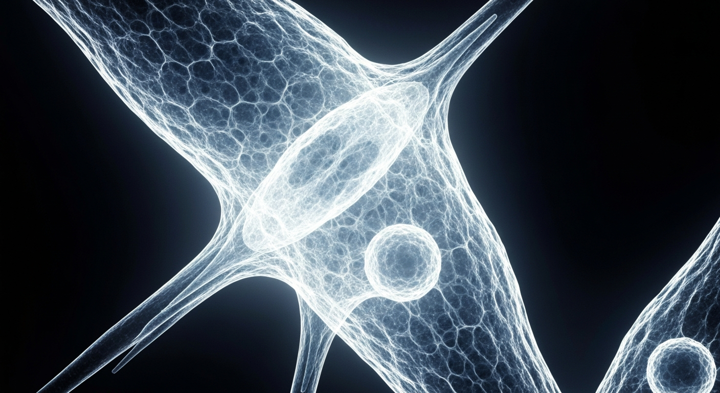 A ghostly, translucent X-ray image of a bacterial cell wall, its intricate structure glowing with an ethereal light, conceptually illustrating the potential of new antimicrobial therapies to target and disrupt the inner workings of these microscopic pathogens.
