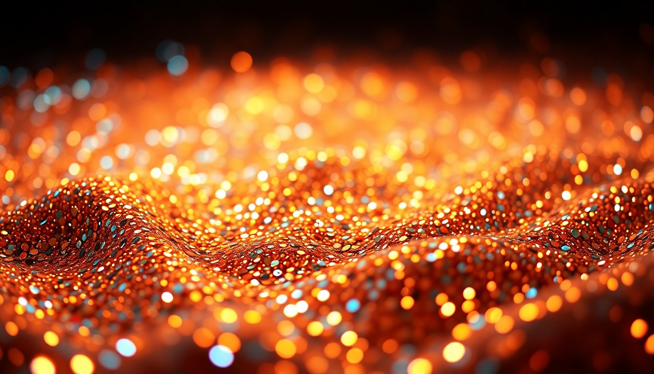 An extreme close-up of shimmering, glittering sequins captured in dramatic, high-contrast studio lighting, conceptually representing the glamour and spectacle of Disney+ entertainment content.