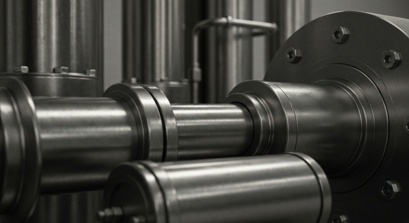 A highly detailed, black-and-white close-up photograph of the complex, interlocking gears and valves of an industrial oil refinery, conveying the scale and technical sophistication of Valero Energy's operations.