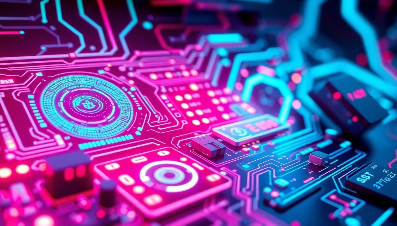 A highly detailed, glowing 3D macro illustration of a futuristic, neon-lit AI token counter interface, with pulsing cyan and magenta lights illuminating the intricate digital components, conceptually representing the high token consumption of the AI design tool.