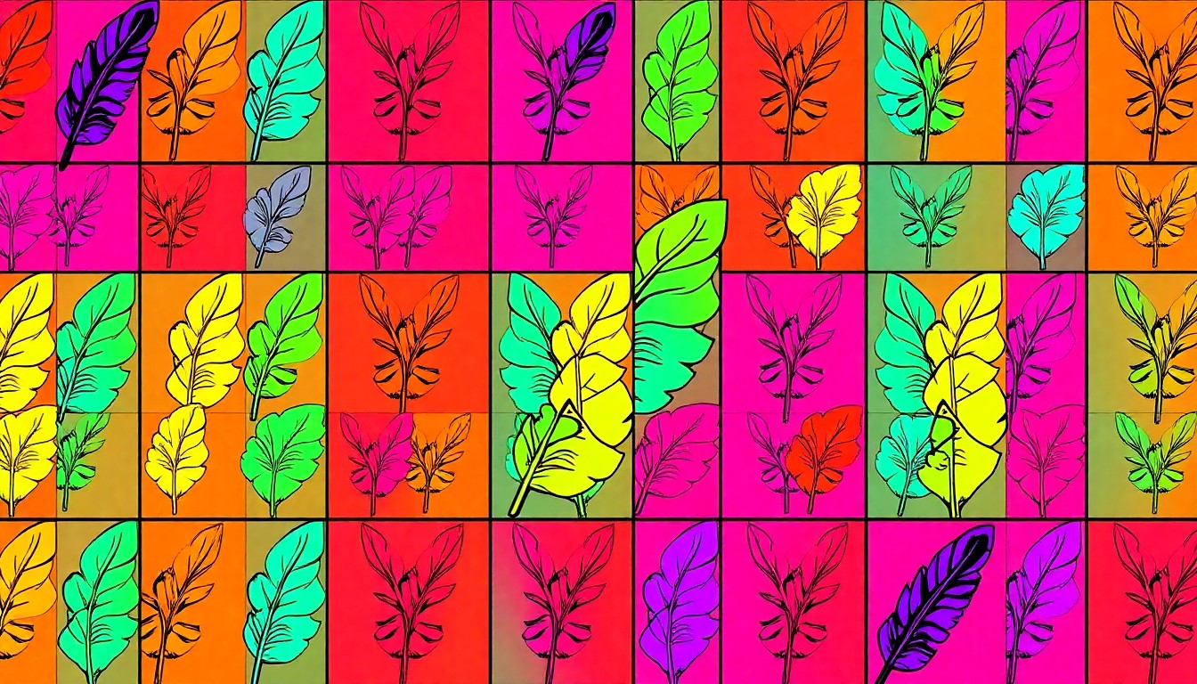 A bold, colorful silkscreen-style illustration featuring a repeating pattern of a traditional Chickasaw design element, conceptually representing the cultural significance of the Hall of Fame induction.