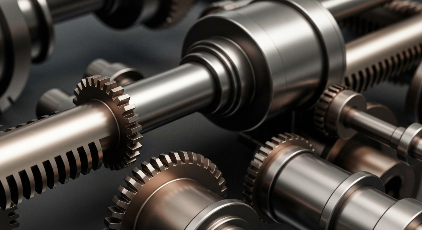 An extreme close-up of intricate, metallic banking machinery and gears, conveying the secure, institutional nature of financial markets without using literal currency or charts.