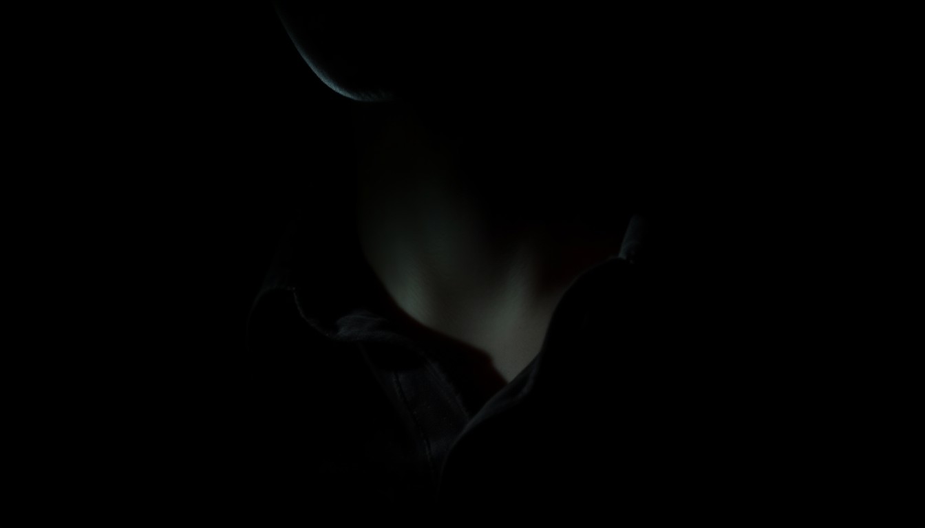 An extreme close-up photograph of a crumpled shirt collar, the fabric's texture and folds dramatically illuminated by a harsh, direct camera flash against a pitch-black background, conceptually representing the tense physical altercation between a teacher and student.