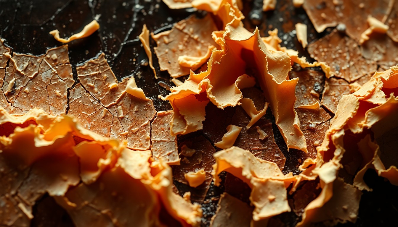 An extreme close-up photograph of a cracked, weathered artist's canvas in dramatic high-contrast lighting, conceptually representing the gritty yet glamorous world of the 1970s-80s New York art scene.