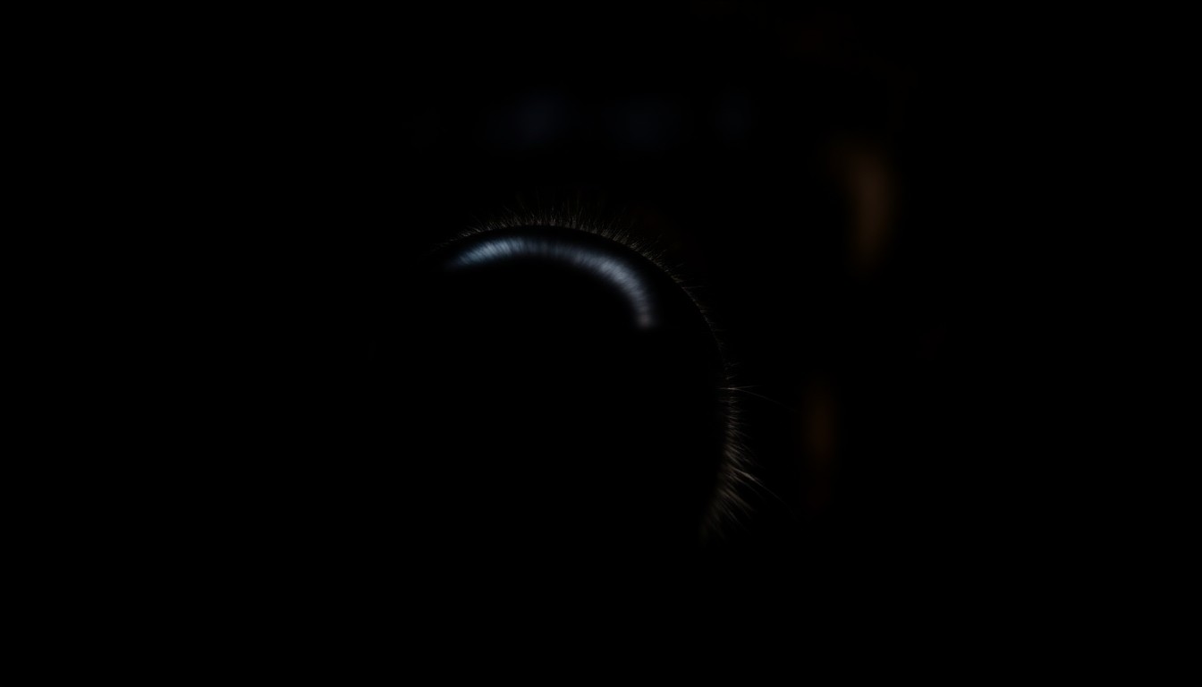 An extreme close-up photograph of a police K9 officer's badge or collar, the metallic surface reflecting a harsh, direct camera flash against a pitch-black background, conceptually illustrating the gritty, investigative nature of the police work involved in this incident.